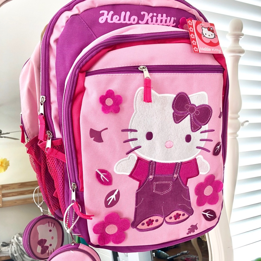 New Hello Kitty Backpack with Coin Purse
